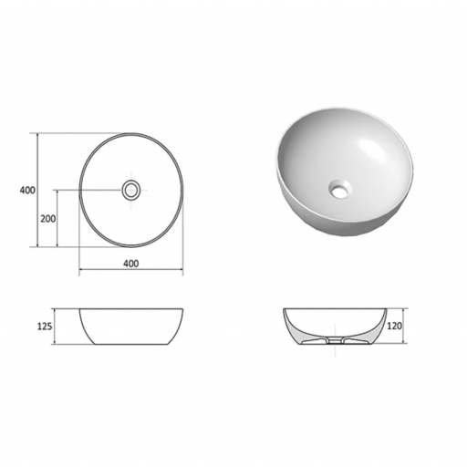 Раковина накладная Ravak Uni Slim XJX01140003 белая Раковина накладная Ravak Uni Slim XJX01140003 белая